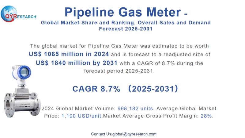 Pipeline Gas Meter - Global Market Share and Ranking, Overall