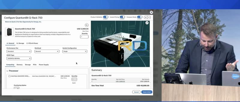 RenderDraw for Revenue Cloud Advanced (RCA) On stage at Salesforce Dreamforce