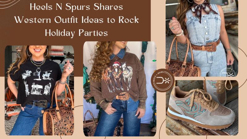 Heels N Spurs unveils stylish Western holiday party outfit ideas with women's western clothing; the perfect blend of comfort.