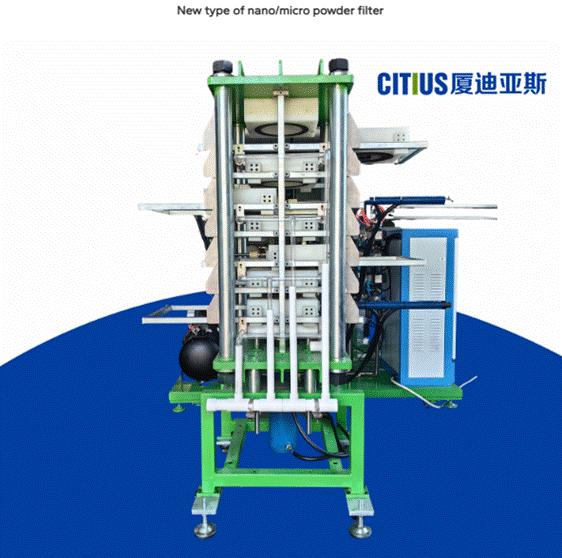 China's Nano-Micron Powder Filter Press Technology to Be