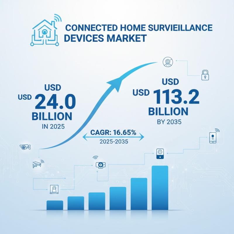 Connected Home Surveillance Devices Market
