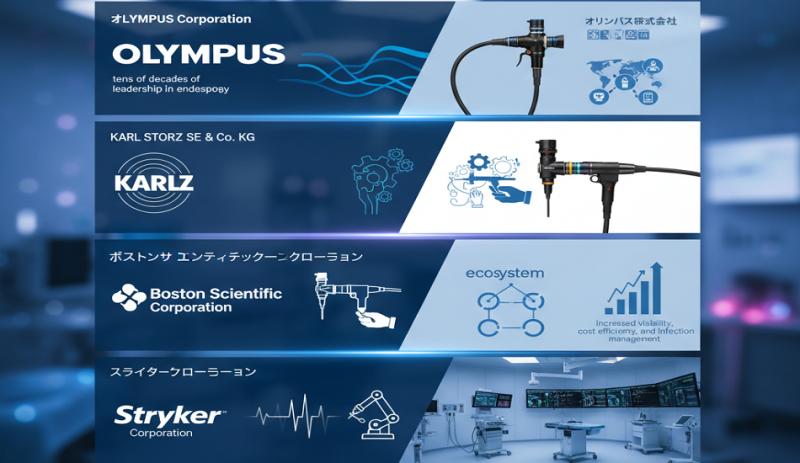 尿管鏡市場のトップ企業 -