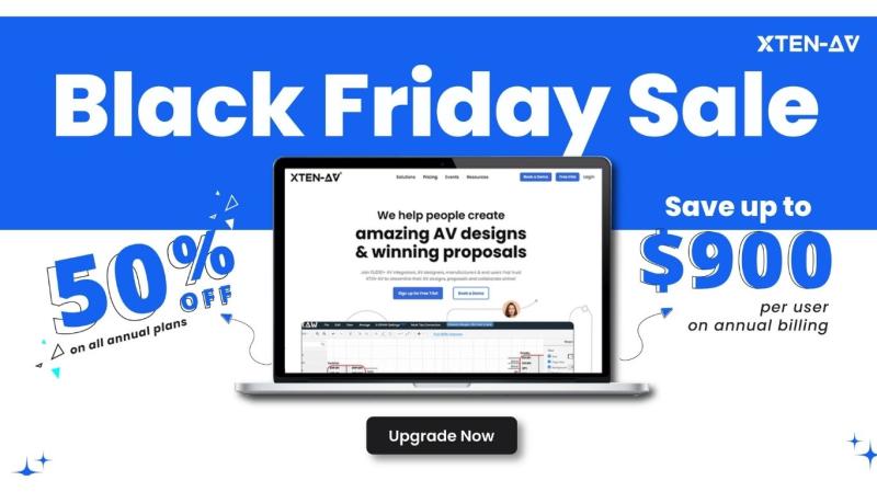 XTEN-AV's Black Friday offer arrives as integrators shift to AI tools to boost productivity, cut errors, & speed up proposal work