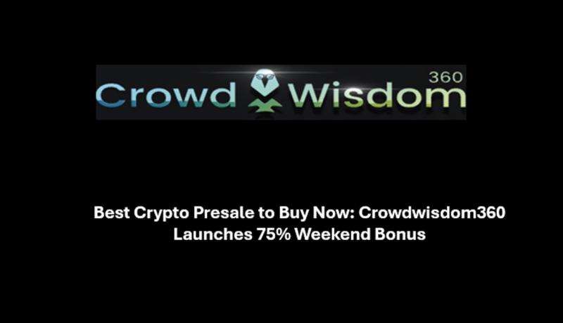 Best Crypto Presale to Buy Now: Crowdwisdom360 Launches 75%
