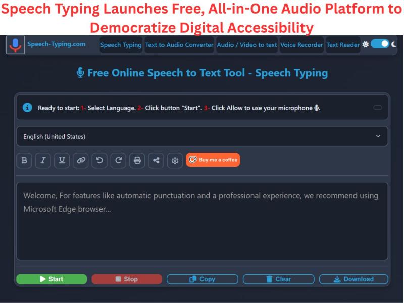 Unlock 100+ Premium Natural Voices for free on Microsoft Edge with Speech Typing.