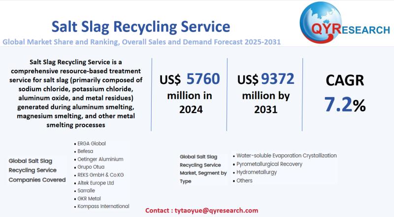 Salt Slag Recycling Service Market Size, Trends & Growth: Global
