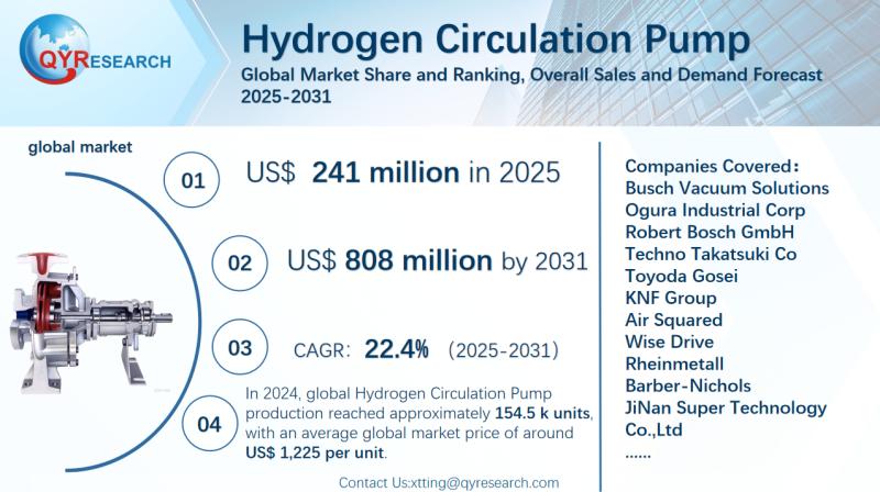 Hydrogen Circulation Pump Global Market Research Report