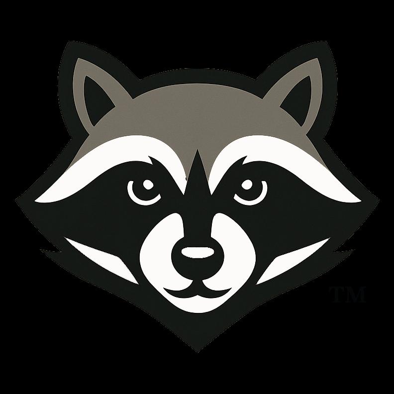 Trash Panda Publishing Raccoon Logo