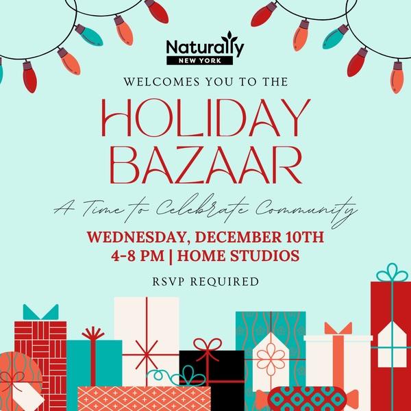 Naturally New York Announces Second Annual Holiday Bazaar Event