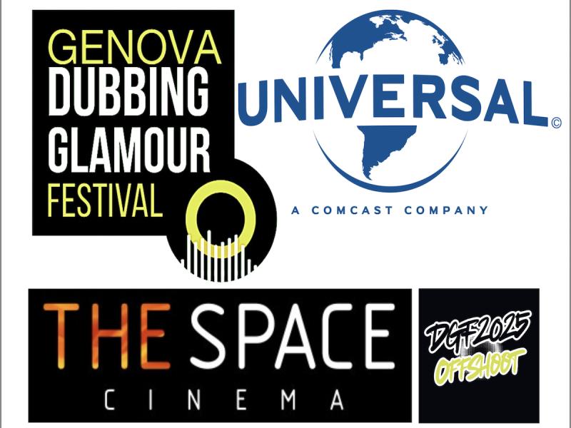 UN'IMPORTANTE PARTNERSHIP CELEBRA IL DOPPIAGGIO COME ARTE CINEMATOGRAFICA ALLA SETTIMA EDIZIONE DEL DGF A GENOVA