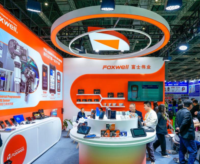 Foxwell exhibition booth E05 in Hall 7.2 at Automechanika Shanghai 2025