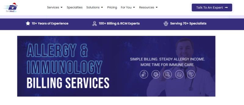 Specialized Allergy and Immunology Billing Services Now Offered by BellMedex