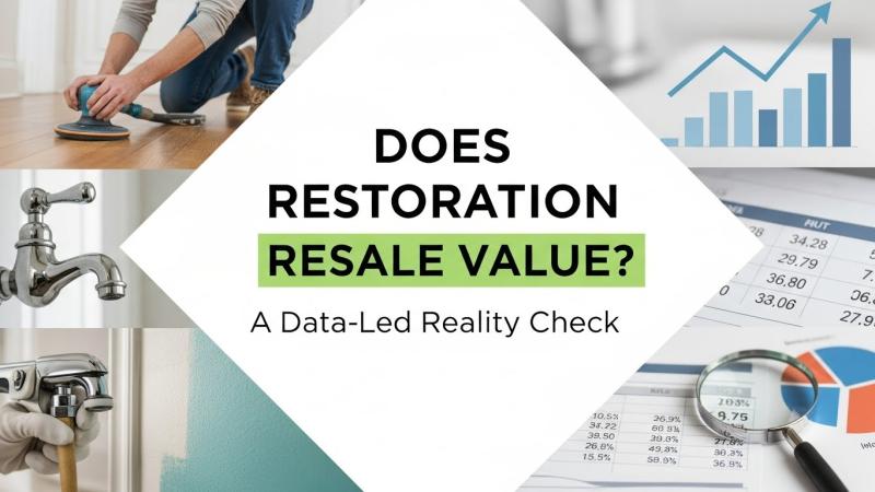 Does Restoration Raise Resale Value? A Data‐Led Reality Check