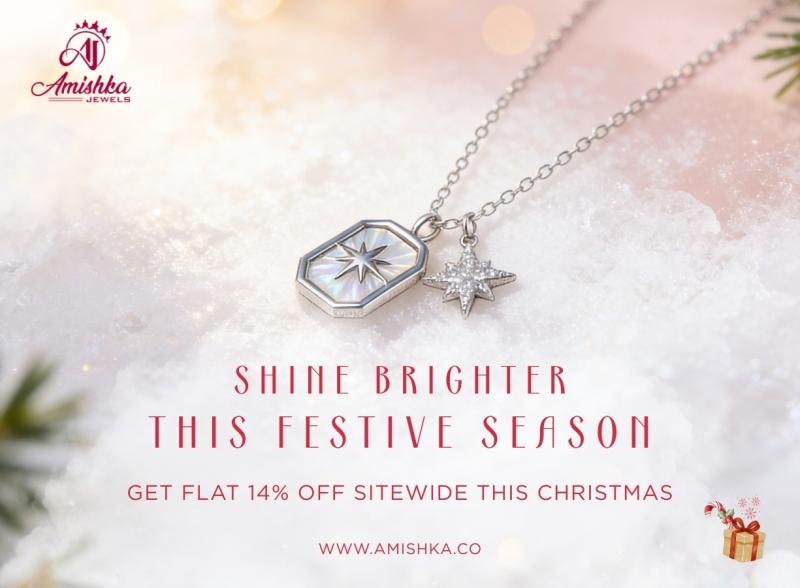 Amishka Jewels Christmas Offer on 925 Silver Jewellery