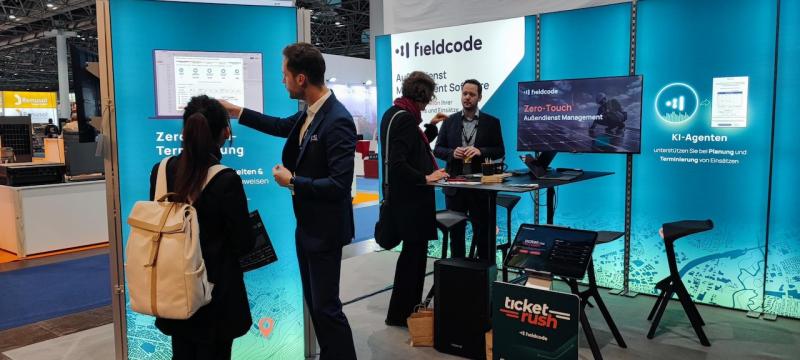 Fieldcode booth @ Solar Solutions Du?sseldorf 2025