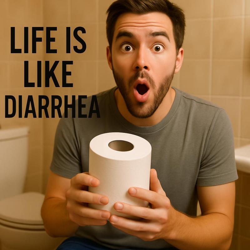 New Self-Help manual "Life is like Diarrhea" from debut author Tom Stewart explores the "Shit that is going to Happen."