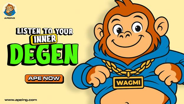 Missed BNB? Apeing's Best Crypto Whitelist Is Your Next Big