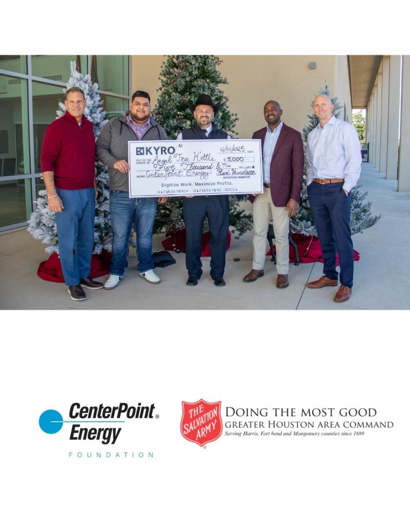 KYRO AI Champions Holiday Giving with CenterPoint Energy,