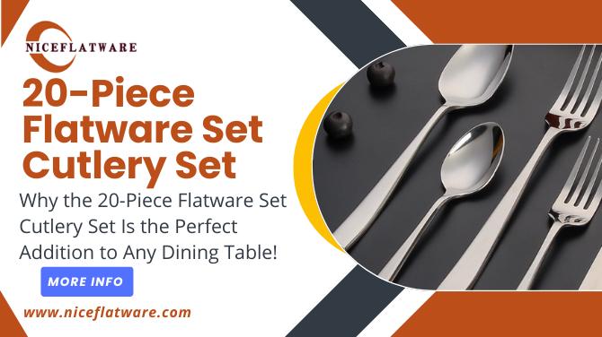 20-Piece Flatware Set Cutlery Set