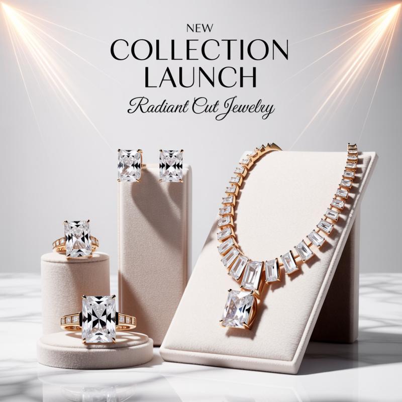 DIAGAA Unveils Its New Radiant Cut Jewelry Collection -