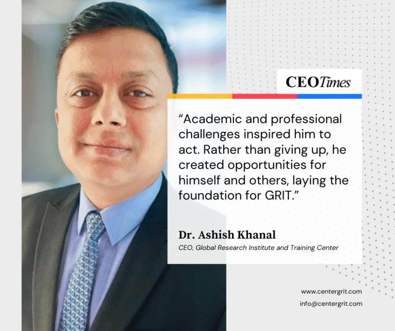 Dr. Ashish Khanal and GRIT break academic borders, democratizing global research for scholars worldwide, as featured in CEO Times