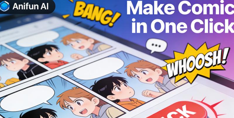 Anifun AI Comic Generator: Create Complete Comic Stories in One