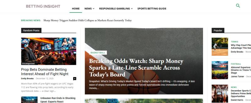 BettingInsight.net Launches as a New Independent Sports & Market News Platform