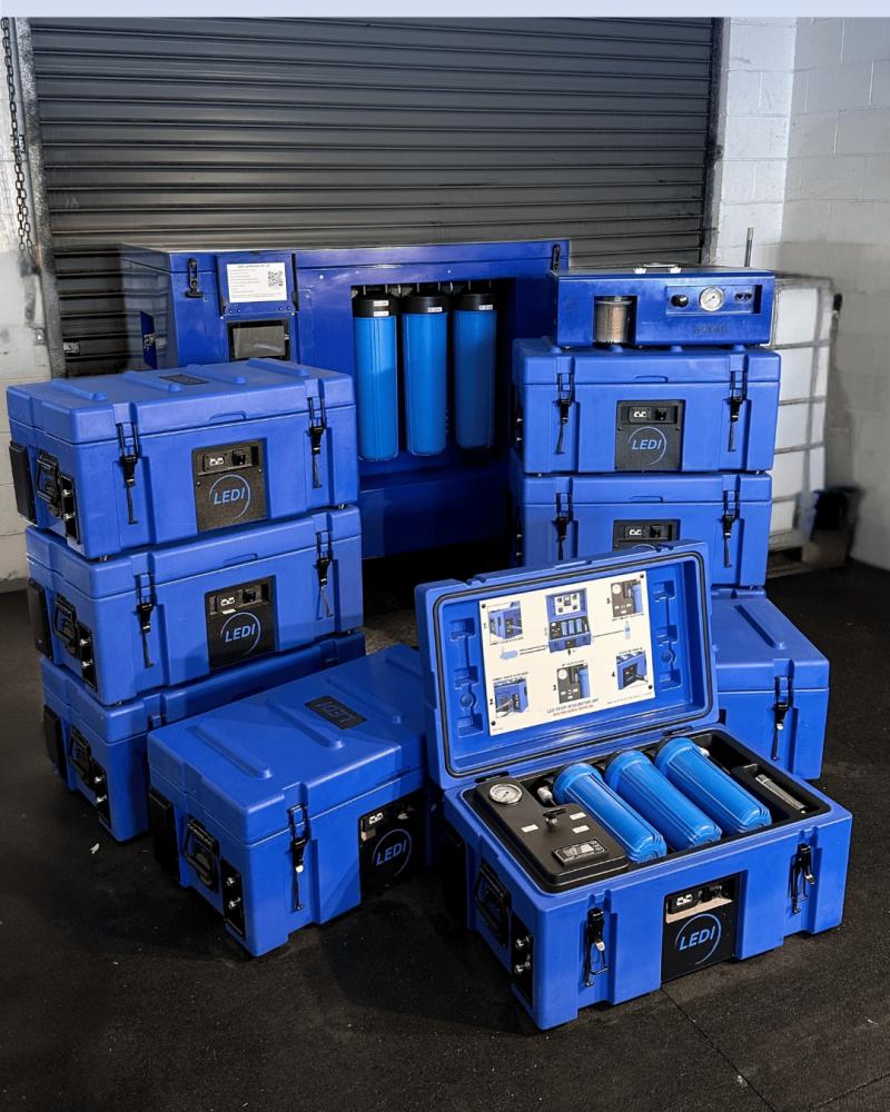 How portable desalination units improved community water resilience in New Zealand following Cyclone Gabrielle.