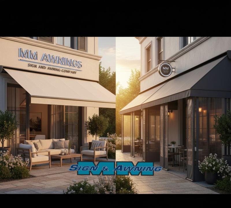 Upgrade outdoor spaces with MM Awnings' new custom shade solutions built for durability, style, and all-season weather protection.