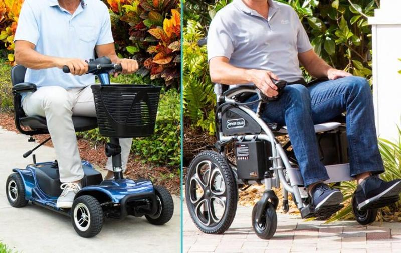 Electric Wheelchair and Electric Scooter