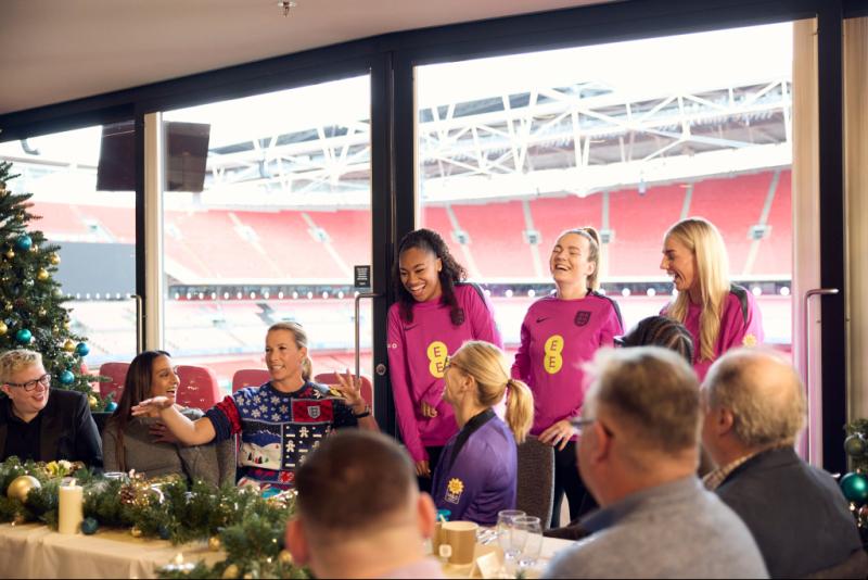 EE and the Lionesses team up to surprise grassroots heroes with