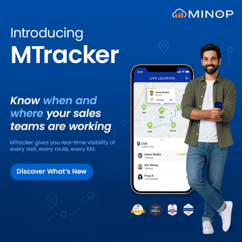 Minop Launches MTracker to Close Field Sales Management Gap