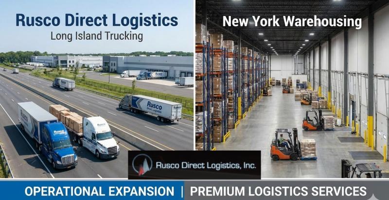 RUSCO Logistics unveils a major operational expansion, strengthening trucking and warehousing across the NY Tri-State area.