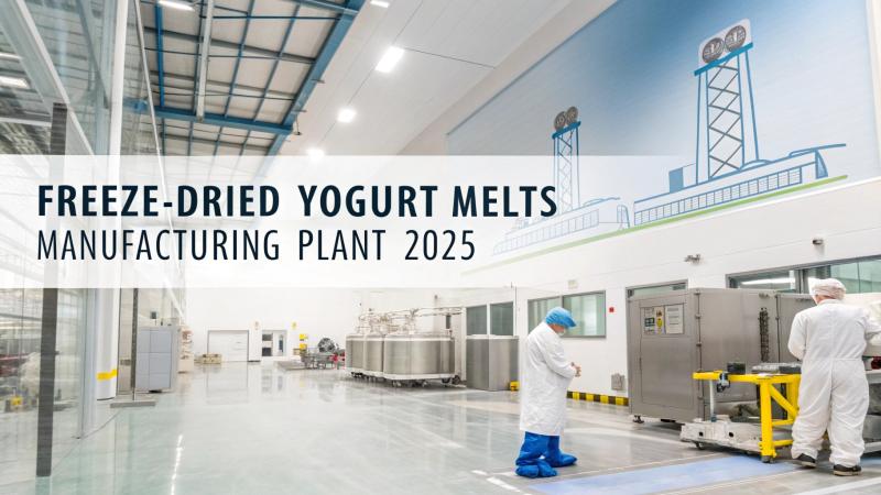 Start a Freeze-Dried Yogurt Melts Manufacturing Plant: