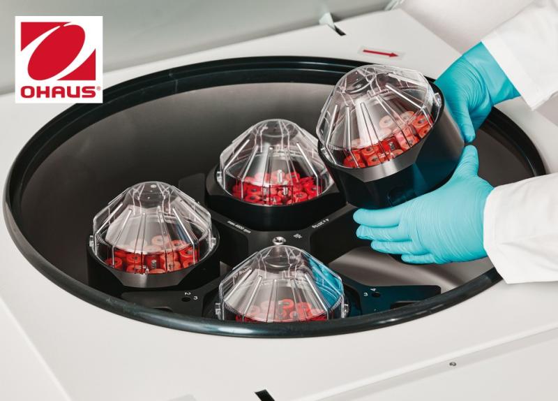 Maximized Efficiency, Minimized Footprint - OHAUS Launches FrontierTM 5917RF Large Capacity Refrigerated Floor Standing and Under Bench Centrifuges