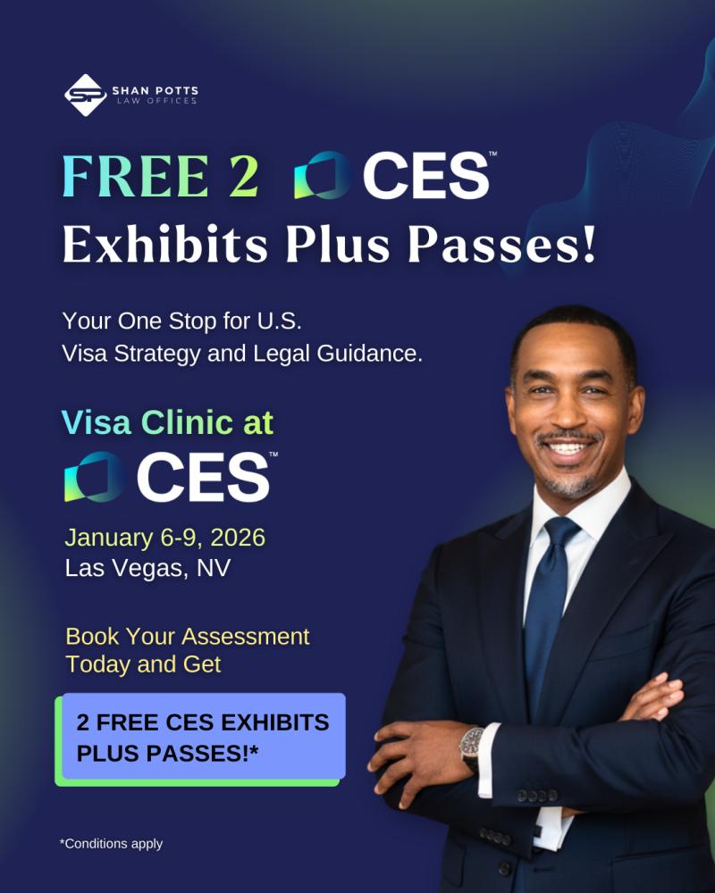 Shan Potts Law Offices Launches Free CES 2026 Exhibit Pass