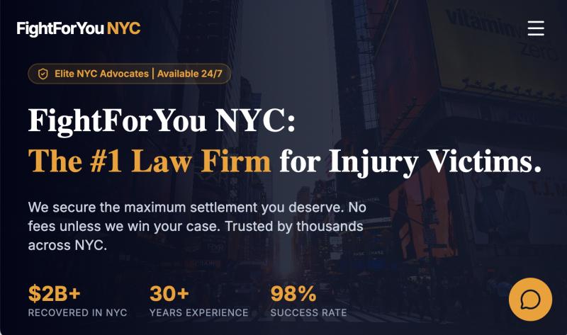 FightForYouNYC.com Launches as New York City's First AI-Powered Law Firm, Redefining Access to Justice