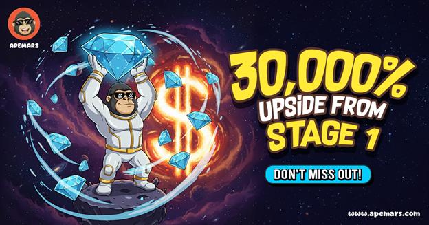 Bitcoin Regret? Upcoming Top Crypto Presale APEMARS Delivers