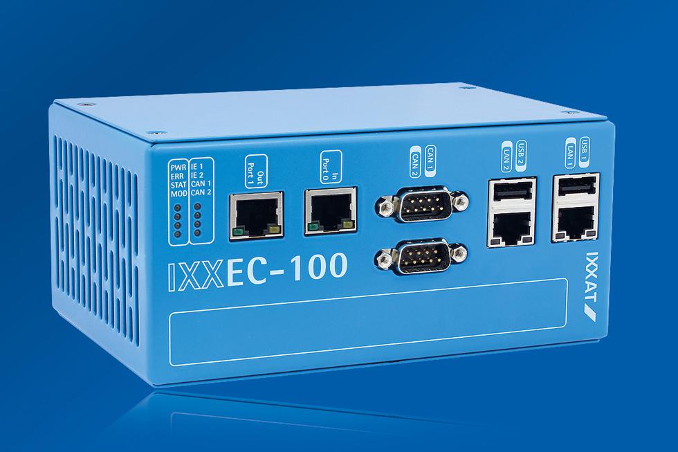 IXXEC-100 - The cost-effective EtherCAT Master solution for DIN rail mounting