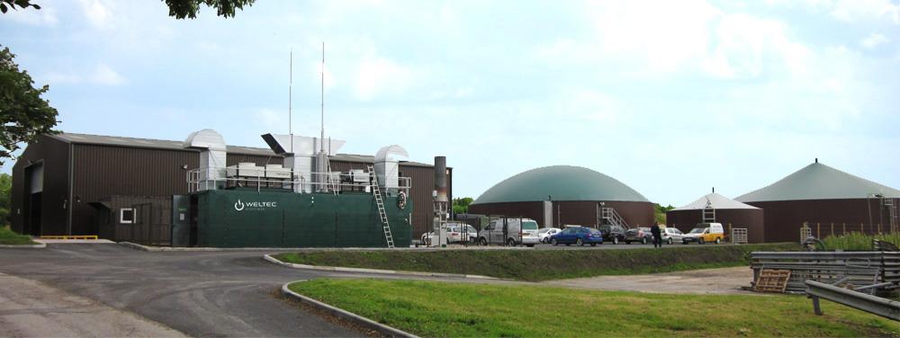 The plant utilises 20,000 tons of food waste a year and generates an electrical output of 498 kilowatts per hour.