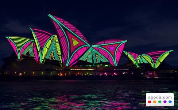 Sydney Opera House during Vivid Sydney Festival