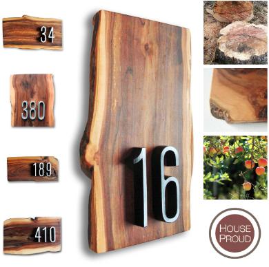 House Proud Signs Introduces Handcrafted Wood House Number