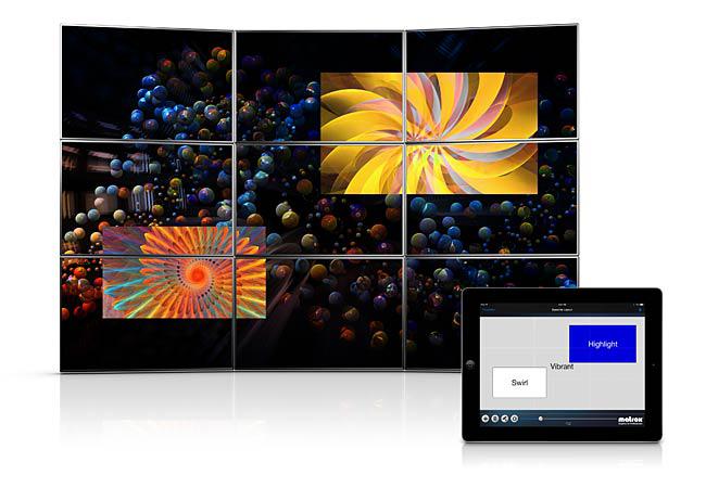 The new Matrox MuraControl for iPad app is optimized for iOS 7 and enables enhanced management of Mura MPX-powered video walls.