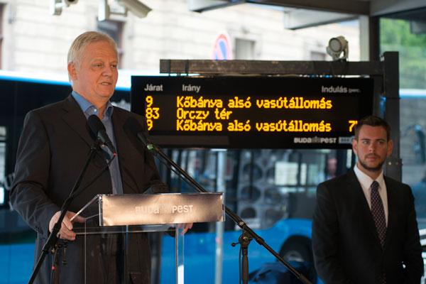 Inauguration of Budapest’s new AVL system (Picture: BKK/Nyitrai Dávid)