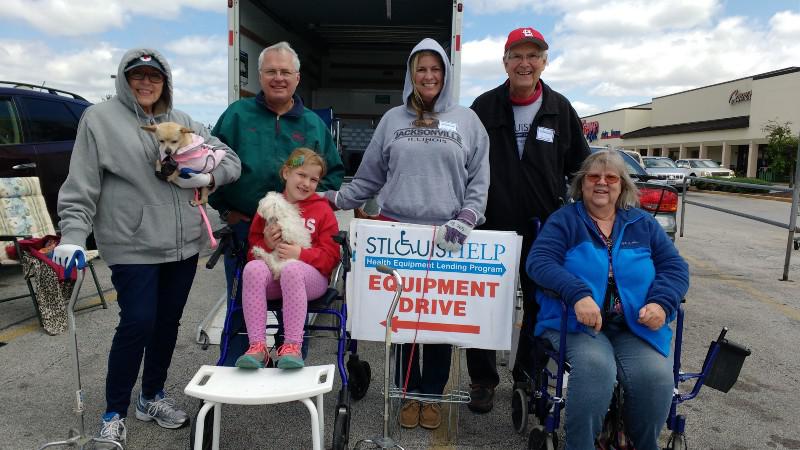 St. Louis HELP Thanks Volunteers That Collected More Than 15 Tons of Home Health Equipment on May 14