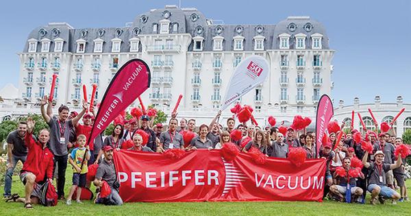 French and German colleagues from Pfeiffer Vacuum successfully participated in the Corporate Games in Annecy