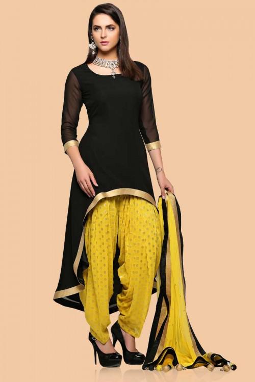 Buy Reet Glamour Cotton Peacock Punjabi Suit (Magenta) at Amazon.in
