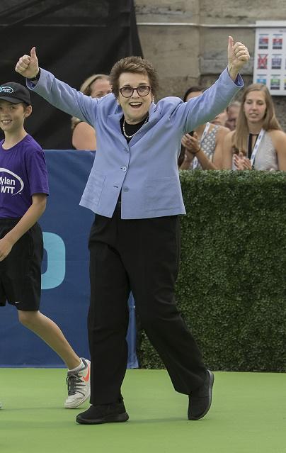 Billie Jean King-photo by Fred Mullane-camerawork usa