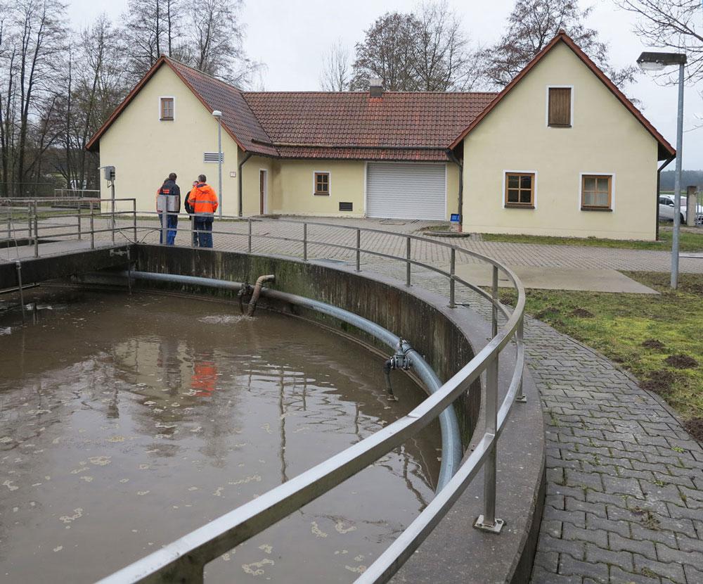 Sewage treatment plant operated by the Schlammersdorf-Vorbach waste water treatment authority