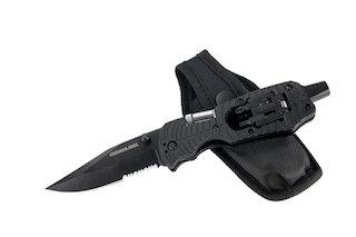SurvivalHax.Com's New 3 in 1 Survival Folding Knife with Screwdriver and LED Light